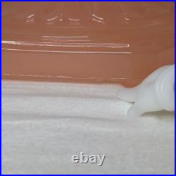 Aladdin Rose Moonstone Cathedral Glass Kerosene Oil Lamp Nu-Type Model B Burner