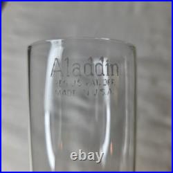 Aladdin Rose Moonstone Cathedral Glass Kerosene Oil Lamp Nu-Type Model B Burner