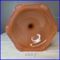 Aladdin Rose Moonstone Cathedral Glass Kerosene Oil Lamp Nu-Type Model B Burner