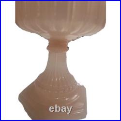 Aladdin Rose Moonstone Cathedral Oil Lamp 1934 Vintage Model B Burner