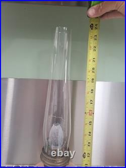 Aladdin Rose Moonstone Cathedral Oil Lamp 1934 Vintage Model B Burner