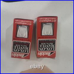 Aladdin Rose Moonstone Cathedral Oil Lamp 1934 Vintage Model B Burner