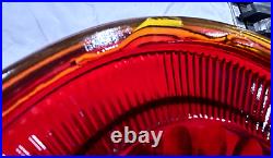 Aladdin Ruby Red #B-83 Beehive Oil Lamp with Electric 3 Way Light See Photos