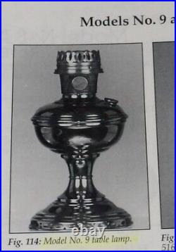 Aladdin SILVER Kerosene Table Lamp Font with Model 9 Burner 1920'S