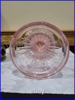 Aladdin Short Lincoln Drape Barbie Pink Electric Table Stand Lamp Matching Shade