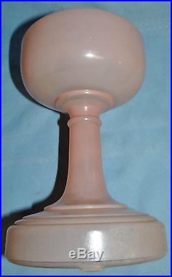 Aladdin Simplicity A Rose Pink Moonstone Model B Kerosene Oil Lamp Vtg Antique