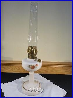 Aladdin Simplicity Alacite Decalcomania Oil Lamp B26 1948 Nu-type B Burner