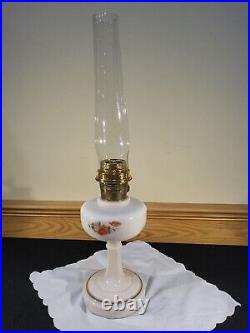 Aladdin Simplicity Alacite Decalcomania Oil Lamp B26 1948 Nu-type B Burner