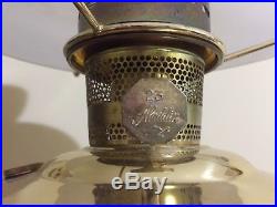 Aladdin Solid Brass Kerosene Oil Table Lamp