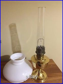 Aladdin Solid Brass Kerosene Oil Table Lamp