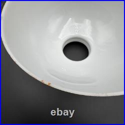 Aladdin Table Lamp with Hurricane Shade Painted Green Oak Leaves Alacite 20