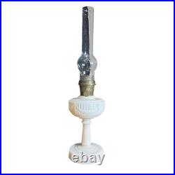 Aladdin Tall Lincoln Drape Alacite Uranium Glass Oil Lamp Model B Vintage 1940s Aladdin Tall Lincoln Drape Alacite Uranium Glass Oil Lamp Model B Vintage 1940s