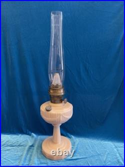 Aladdin Tall Lincoln Drape Alactite Oil Lamp Model B-75 Pre-war