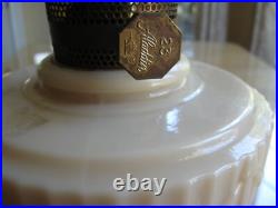 Aladdin Tall Lincoln Drape Glass Lamp With Shade. The Shade Is Not Aladdin