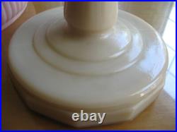 Aladdin Tall Lincoln Drape Glass Lamp With Shade. The Shade Is Not Aladdin