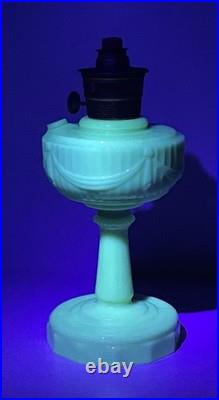 Aladdin Tall Lincoln Drape Lamp Nu- Type Model B Font And Chimney Assembly