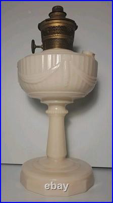 Aladdin Tall Lincoln Drape Lamp Nu- Type Model B Font And Chimney Assembly