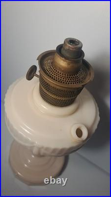 Aladdin Tall Lincoln Drape Lamp Nu- Type Model B Font And Chimney Assembly