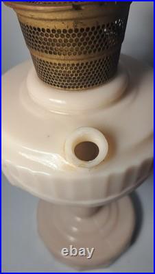 Aladdin Tall Lincoln Drape Lamp Nu- Type Model B Font And Chimney Assembly