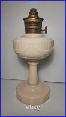 Aladdin Tall Lincoln Drape Lamp Nu- Type Model B Font And Chimney Assembly
