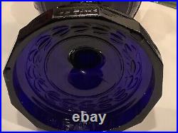 Aladdin Tall Lincoln Drape original B76 Cobalt Oil Lamp- no Chips Or blemishes