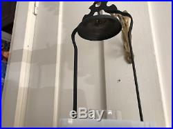 Aladdin Tilt Frame Hanging Oil Lamp Font Burner Smoke Bell Flame Spreader Wick
