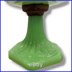 Aladdin USA Jadeite Glass Kerosene Lamp