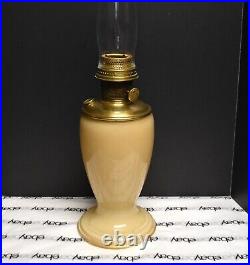 Aladdin Venetian Model 12 Art Craft Peach Straw 1245 Oil Lamp #12 Burner 1930-35