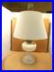 Aladdin Venetian White Oil Lamp Nickel Model A Burner Chimney, Wick & Shade
