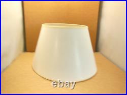 Aladdin Venetian White Oil Lamp Nickel Model A Burner Chimney, Wick & Shade
