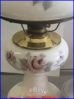 Aladdin Vintage Original Kerosene Lamp Complete Model 23 Hand Painted Floral