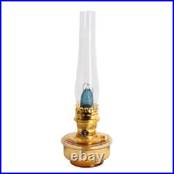 Aladdin Wall Mount Oil Lamp, Genie III Regency Fuel Lighting, Amber Glass, Brass