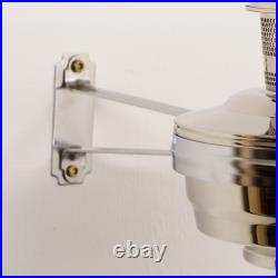 Aladdin Wall Oil Lamp, Solid Brass Indoor Emergency Lighting Fuel Lamp