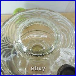 Aladdin Washington Drape Clear Glass Oil Lamp Font & Nu-Type B