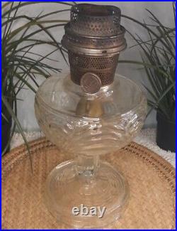 Aladdin Washington Drape Oil/kerosene Lamp Nu-type B Clear Glass Vintage