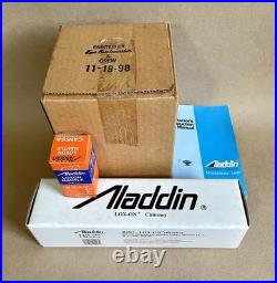 Aladdin Watchman Aluminum Incandescent Oil Lamp B165, FG# 13903, EXCELLENT