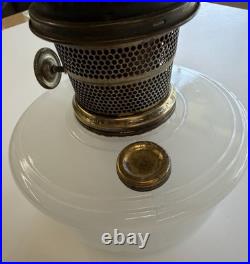 Aladdin White Moonstone Bracket Or Hanging Oil Lamp Font Excellent Model B