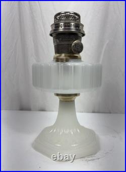 Aladdin White Moonstone Corinthian Model B-110 Circa 1935-1936