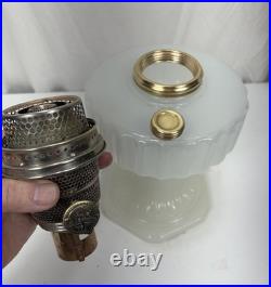 Aladdin White Moonstone Corinthian Model B-110 Circa 1935-1936