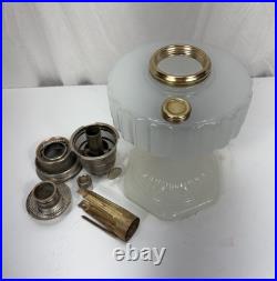 Aladdin White Moonstone Corinthian Model B-110 Circa 1935-1936