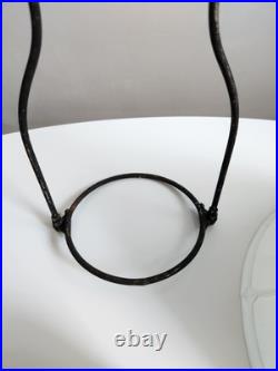 Aladdin White Moonstone Model B Hanging Oil Lamp With Original 716 Glass Shade