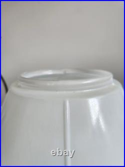 Aladdin White Moonstone Model B Hanging Oil Lamp With Original 716 Glass Shade