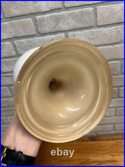 Aladdin White Venetian Glass Oil Lamp with Model B Burner & Shade