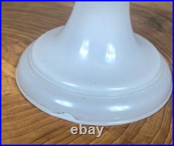 Aladdin White Venetian Oil Lamp Model 100 With Model B Burner And Shade 1932-193