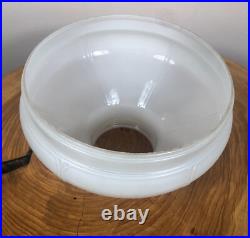 Aladdin White Venetian Oil Lamp Model 100 With Model B Burner And Shade 1932-193