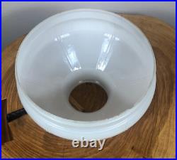 Aladdin White Venetian Oil Lamp Model 100 With Model B Burner And Shade 1932-193