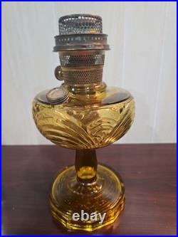 Aladdin deep Olive Amber Washington Drape Oil Lamp With B Burner rare color