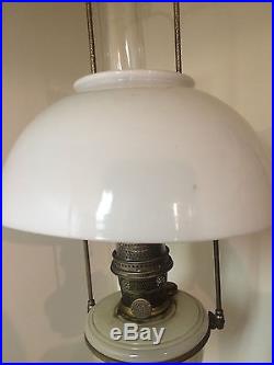 Aladdin hanging Oil kerosene Lamp MOONSTONE OIL FONT MODEL B BURNER With SHADE