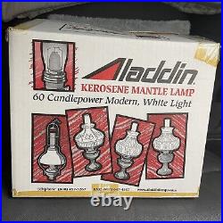 Aladdin kerosene Pink Lincoln drape lamp 1999 New In Box Excellent Condition