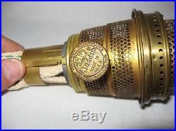 Aladdin kerosene oil lamp Nashville Brass model B burner excellent condition